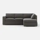 Glozin II Sectional Sofa in Latex—Sand
