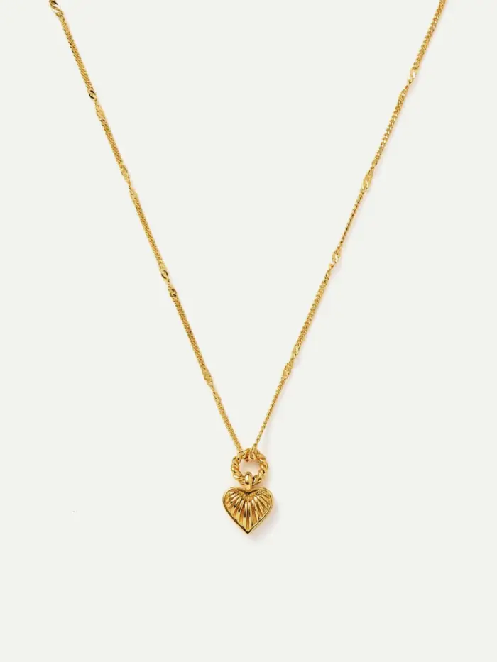 Heart Charm Pendant Necklace